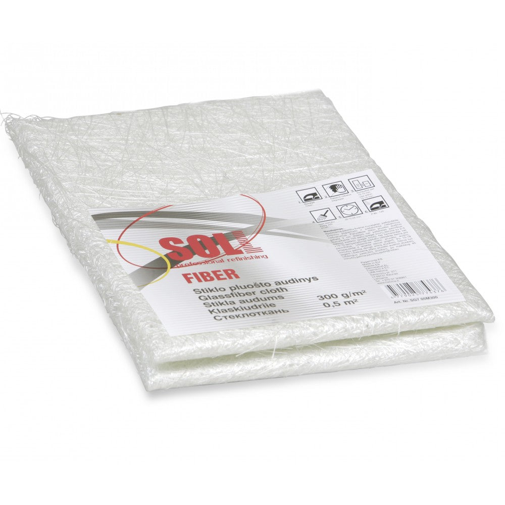 Stiklašķiedras mati 300g/m²